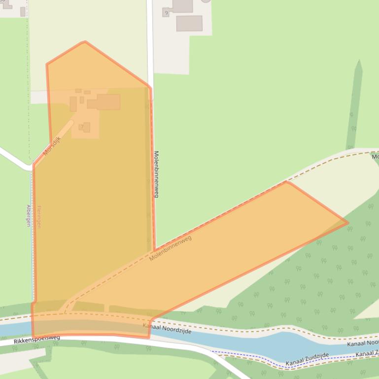 Kaart van postcodegebied 7666LS.