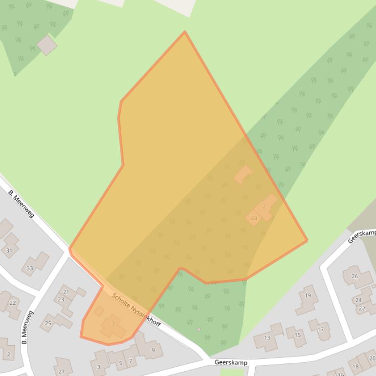 Kaart van postcodegebied 7666NR.