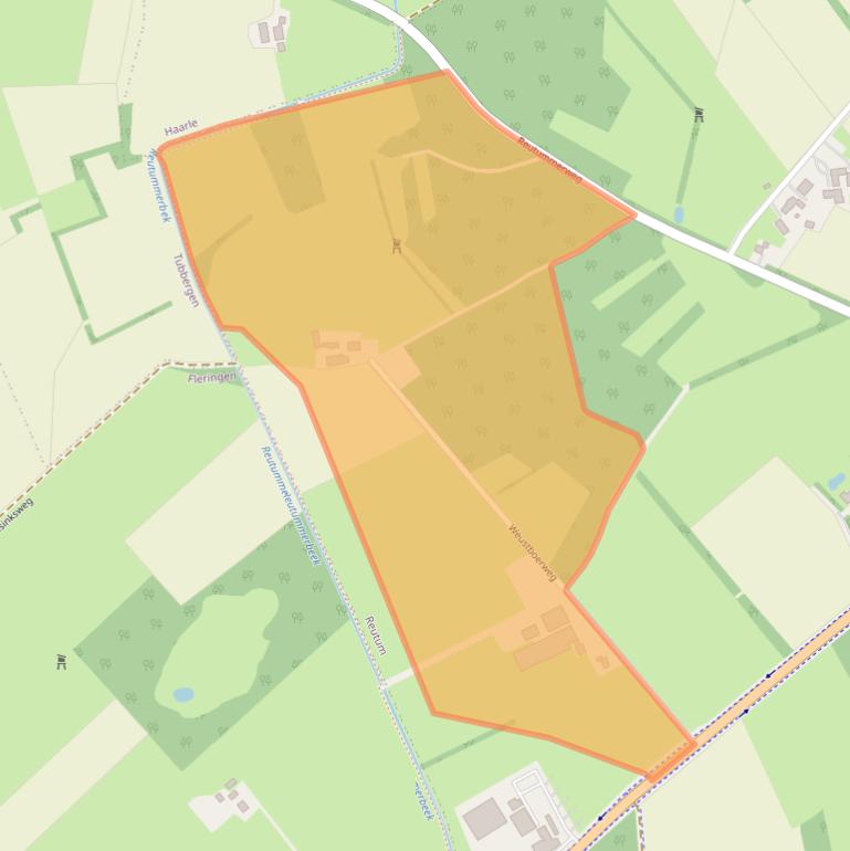 Kaart van postcodegebied 7667PK.