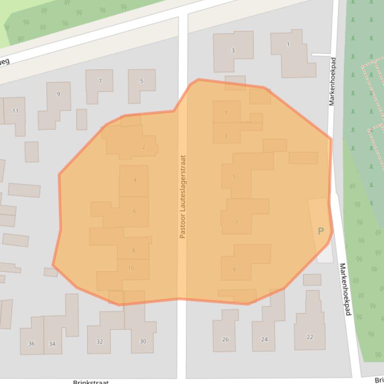 Kaart van postcodegebied 7667PP.