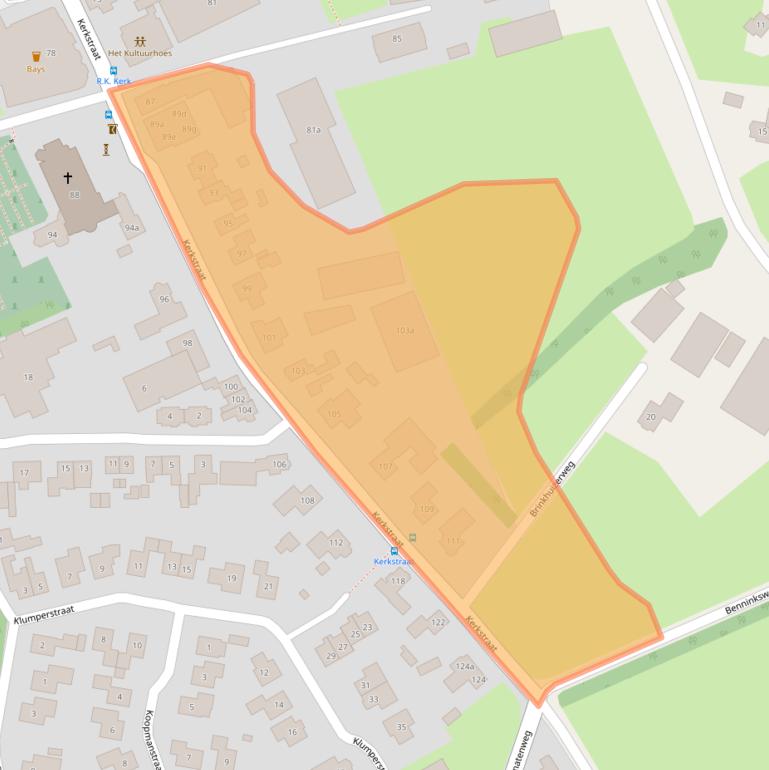 Kaart van postcodegebied 7667PW.