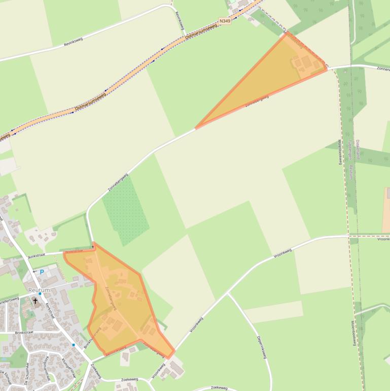 Kaart van postcodegebied 7667RC.