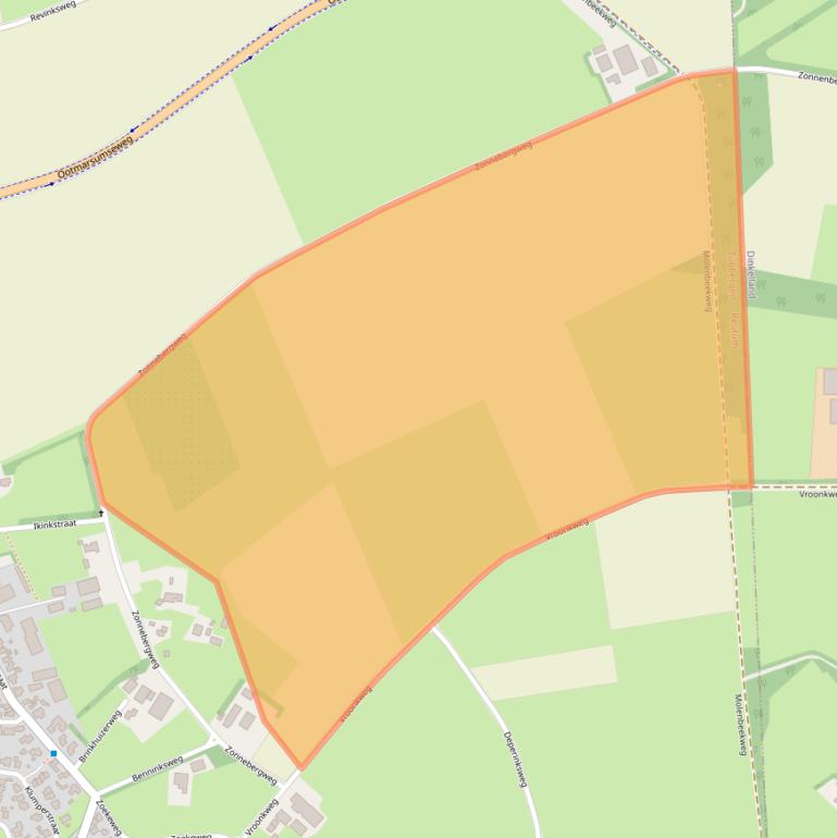 Kaart van postcodegebied 7667SM.