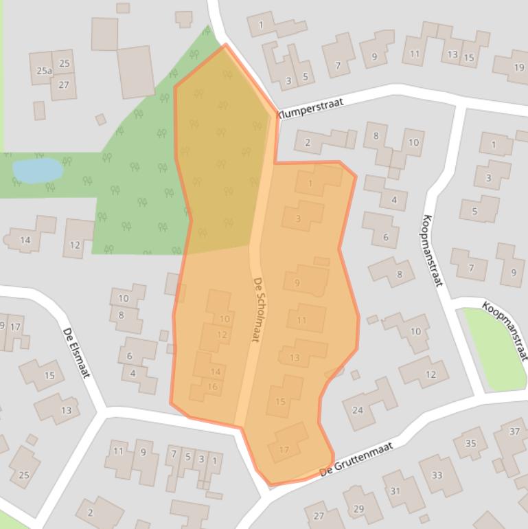 Kaart van postcodegebied 7667TA.