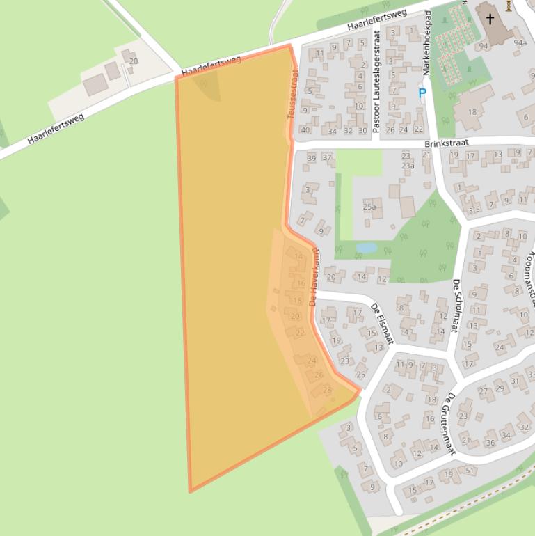 Kaart van postcodegebied 7667TG.