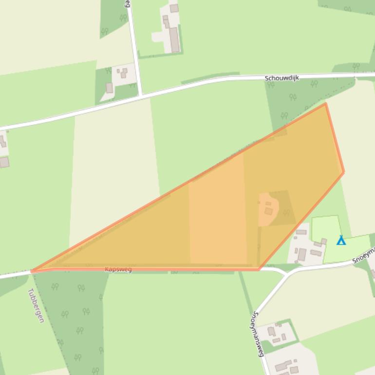 Kaart van postcodegebied 7668TG.