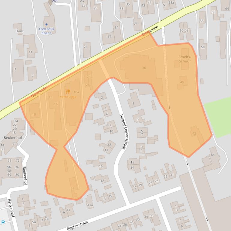 Kaart van postcodegebied 7671AA.