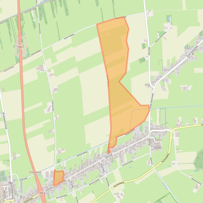 Kaart van postcodegebied 7671AV.