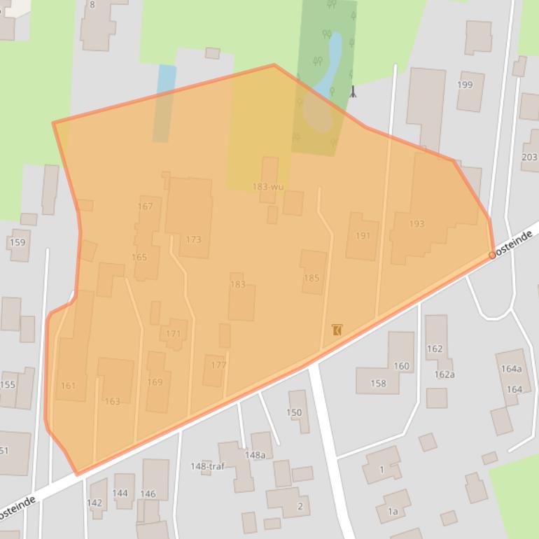 Kaart van postcodegebied 7671AW.