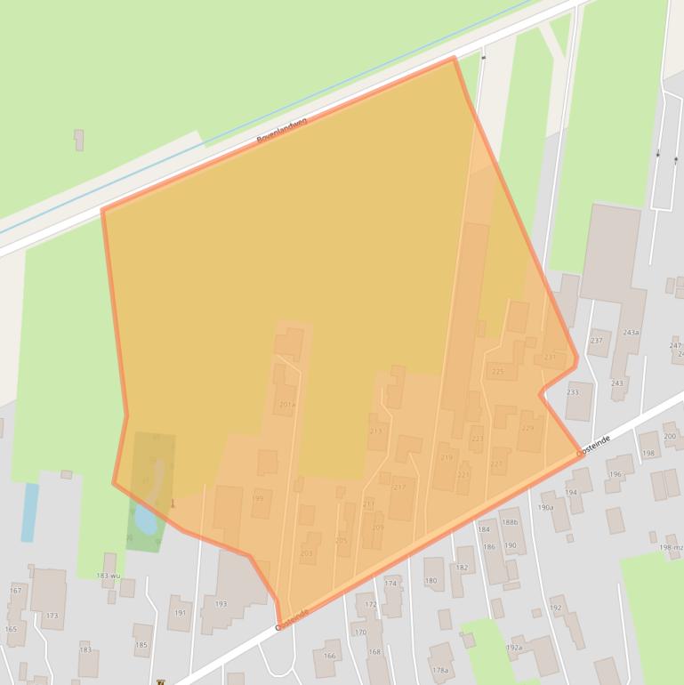 Kaart van postcodegebied 7671AX.