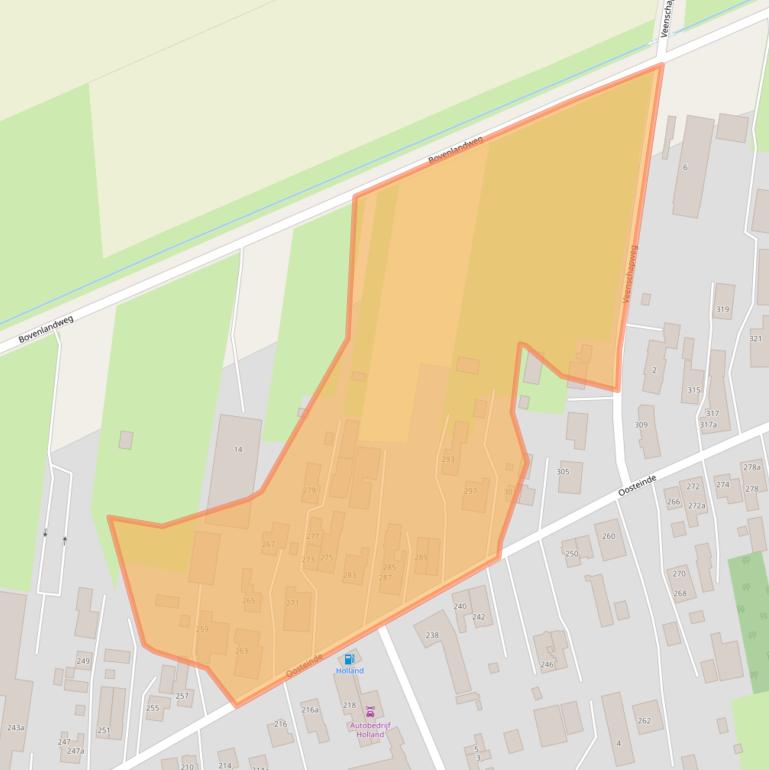 Kaart van postcodegebied 7671BA.