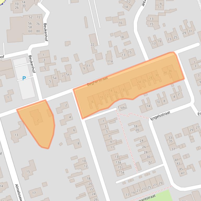 Kaart van postcodegebied 7671BG.