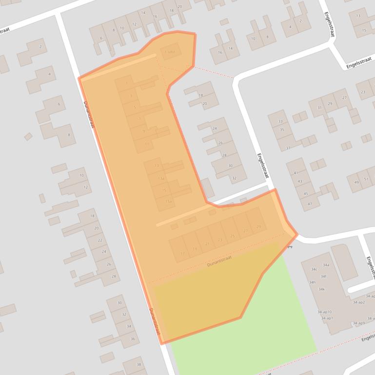 Kaart van postcodegebied 7671BJ.