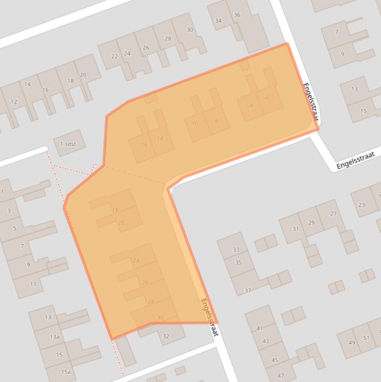 Kaart van postcodegebied 7671BT.