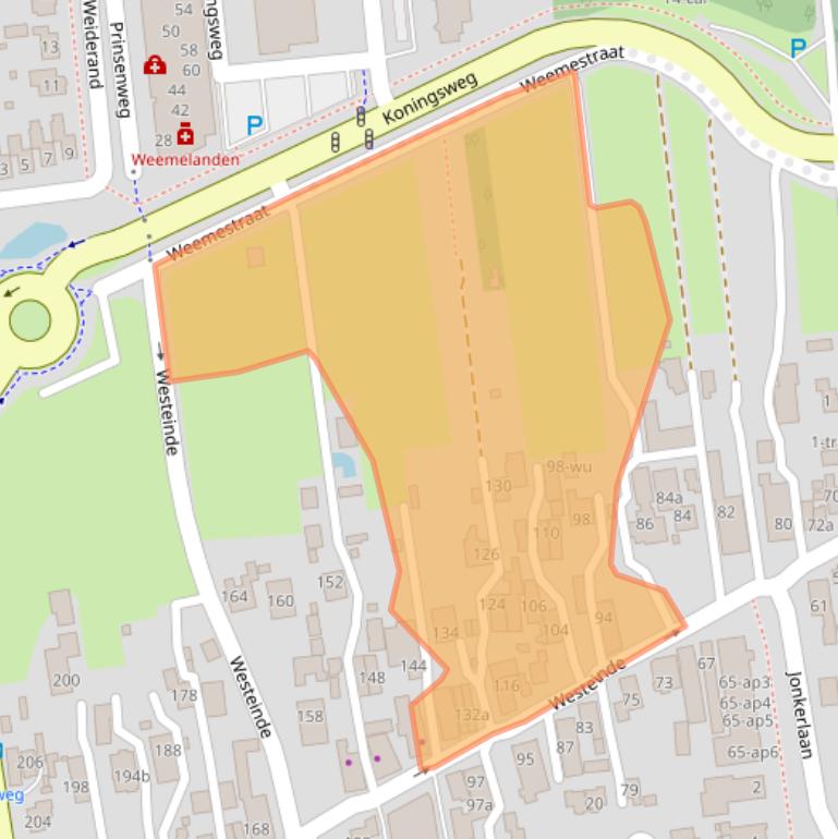 Kaart van postcodegebied 7671CE.