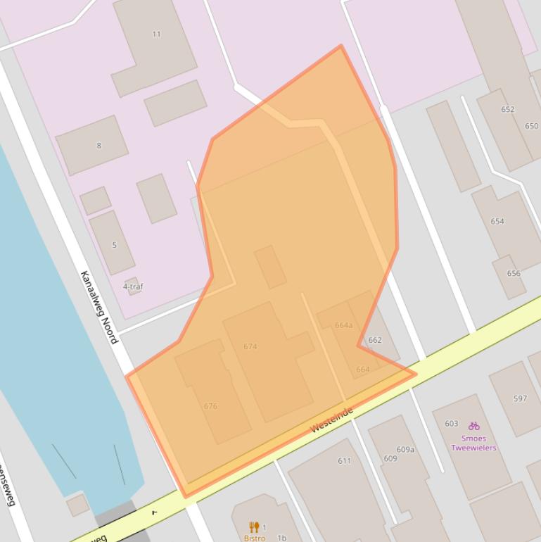 Kaart van postcodegebied 7671CZ.