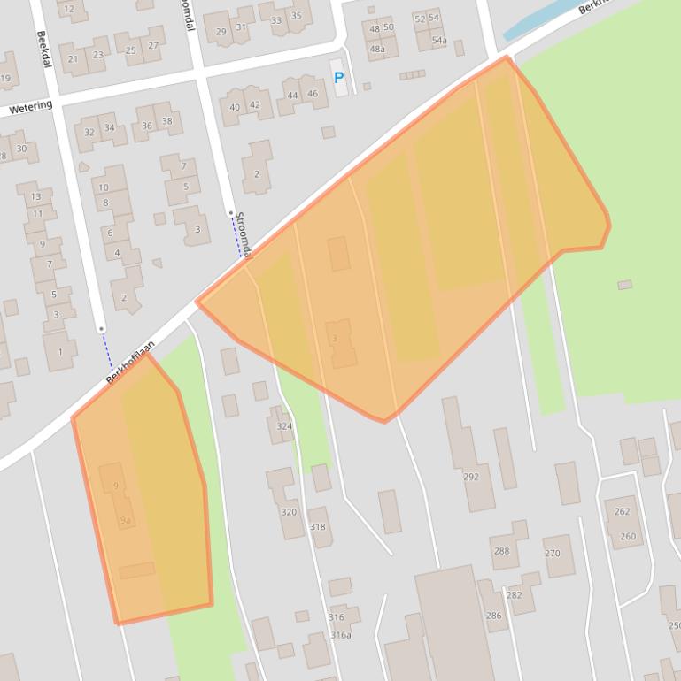 Kaart van postcodegebied 7671DC.