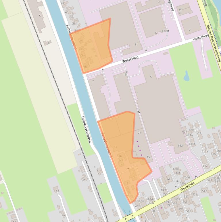 Kaart van postcodegebied 7671EA.