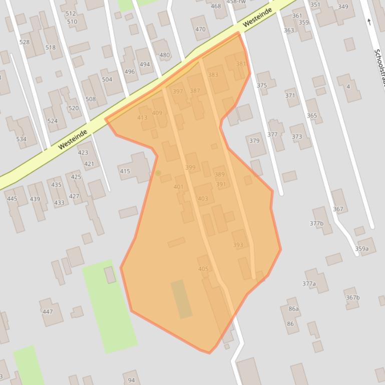 Kaart van postcodegebied 7671EW.