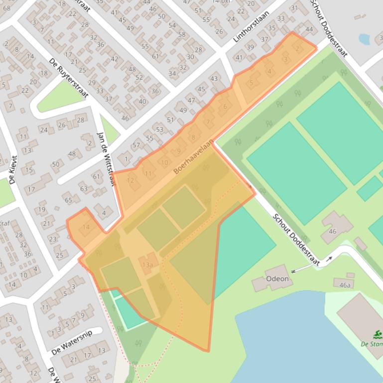 Kaart van postcodegebied 7671HA.