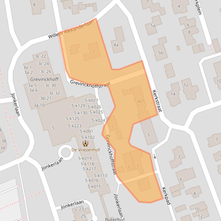 Kaart van postcodegebied 7671HD.