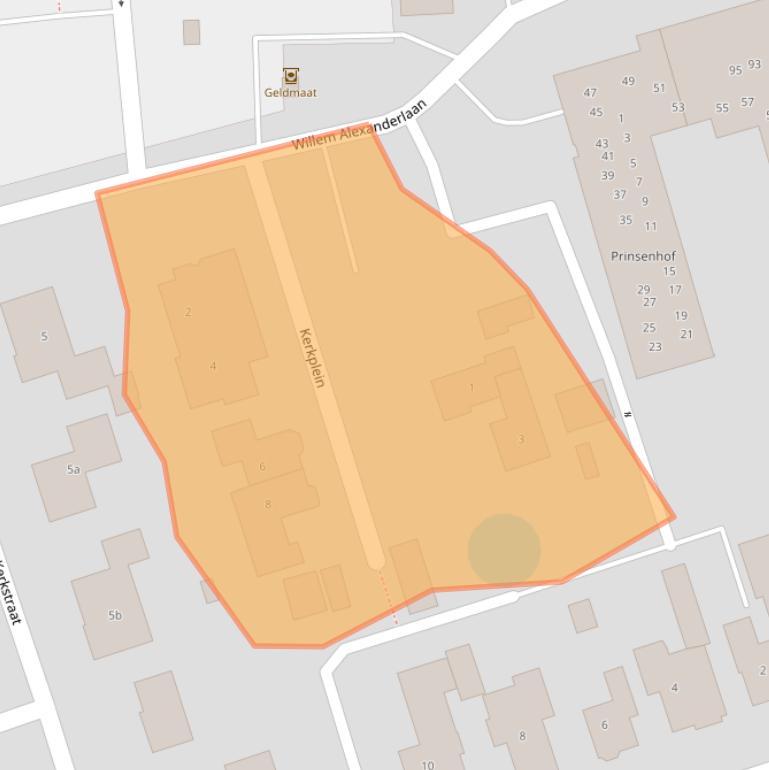 Kaart van postcodegebied 7671HM.