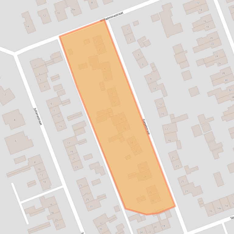 Kaart van postcodegebied 7671JS.
