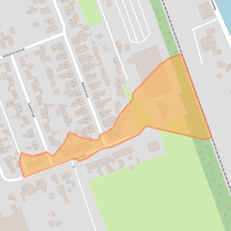 Kaart van postcodegebied 7671JW.