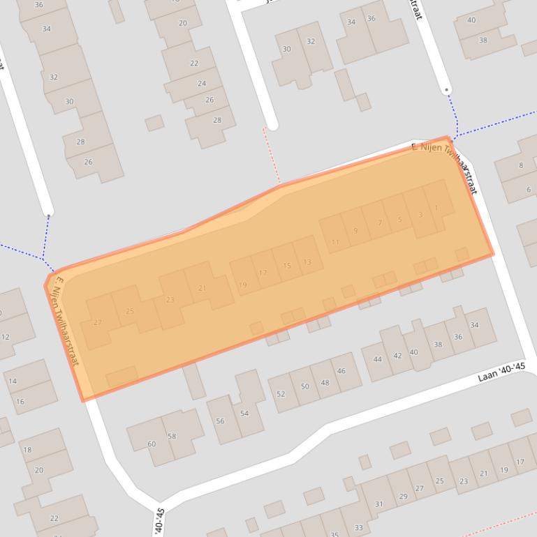 Kaart van postcodegebied 7671MG.