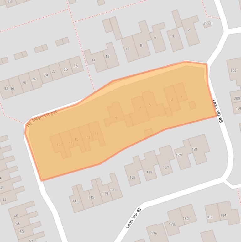 Kaart van postcodegebied 7671MJ.