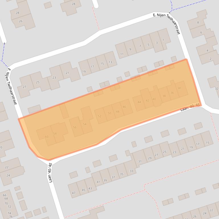 Kaart van postcodegebied 7671ML.