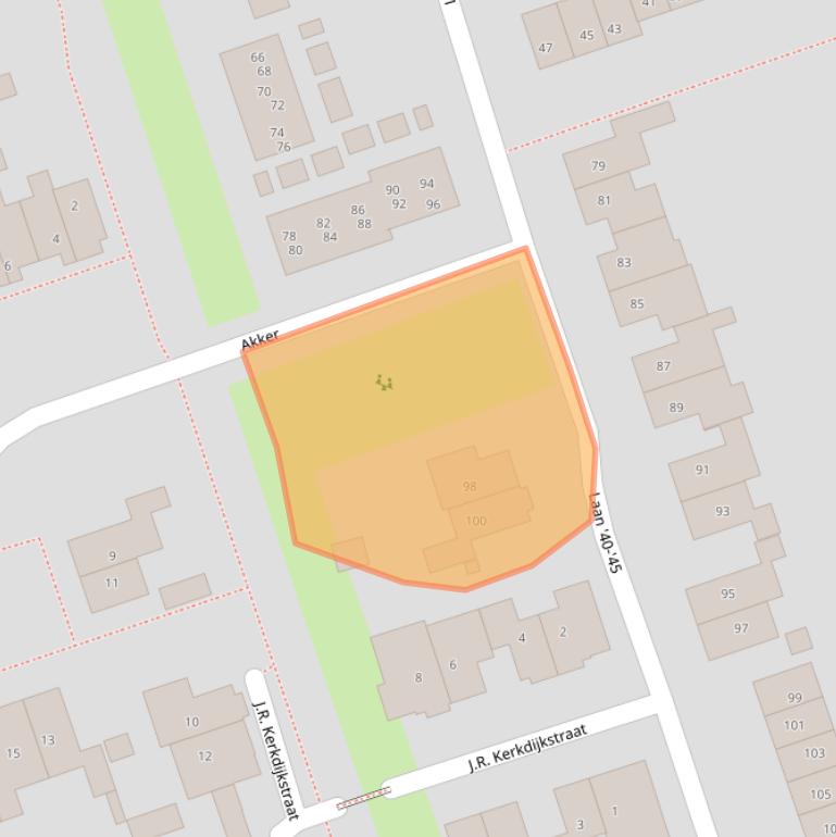 Kaart van postcodegebied 7671MP.