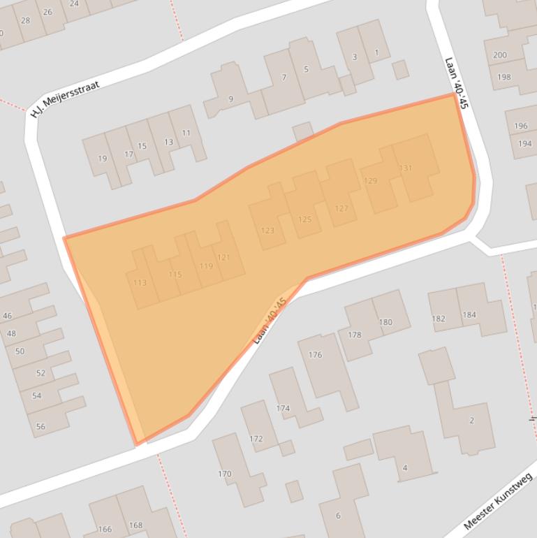 Kaart van postcodegebied 7671MZ.