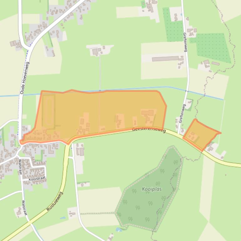 Kaart van postcodegebied 7671PA.