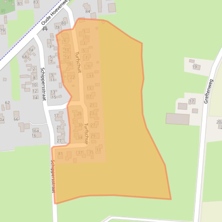 Kaart van postcodegebied 7671PM.