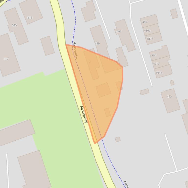 Kaart van postcodegebied 7671RA.