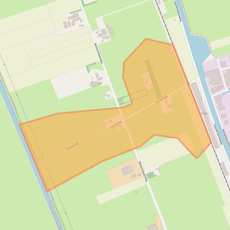 Kaart van postcodegebied 7671SC.