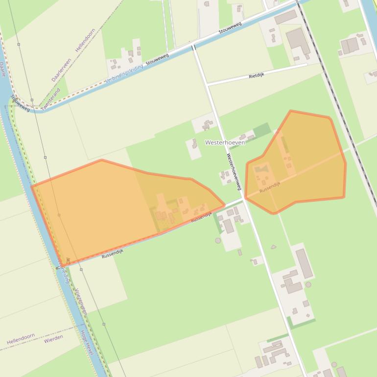 Kaart van postcodegebied 7671SE.