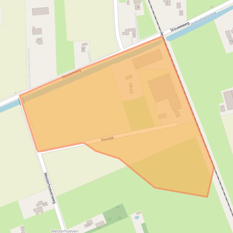 Kaart van postcodegebied 7671SG.