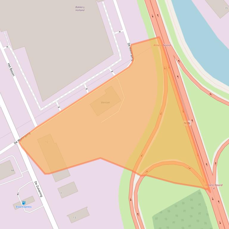 Kaart van postcodegebied 7671SW.