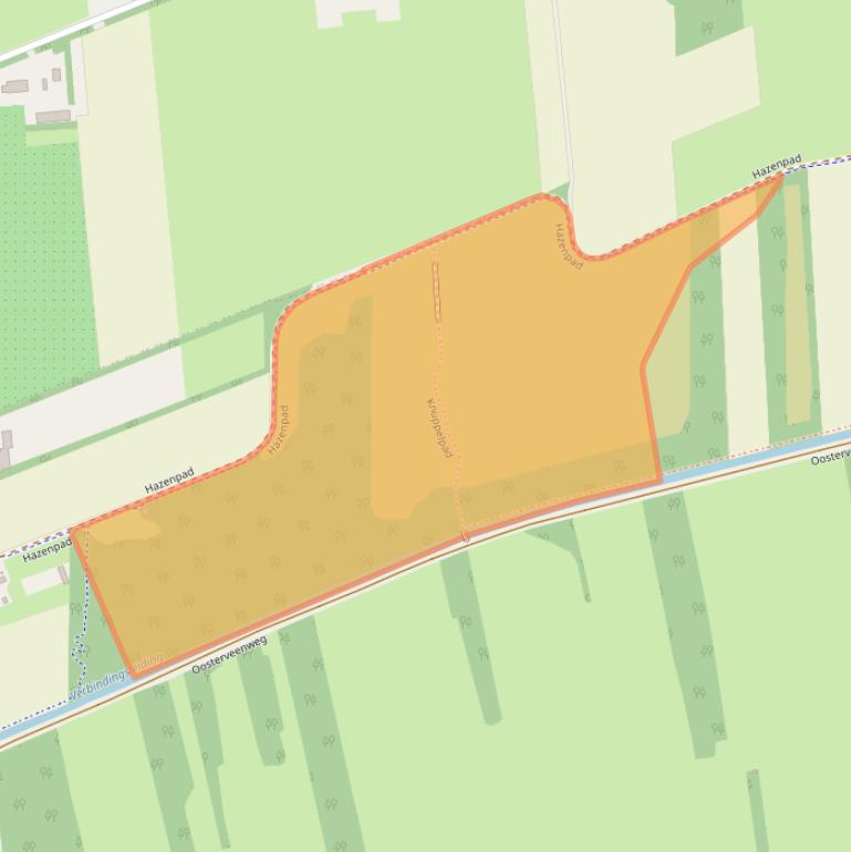 Kaart van postcodegebied 7671TD.