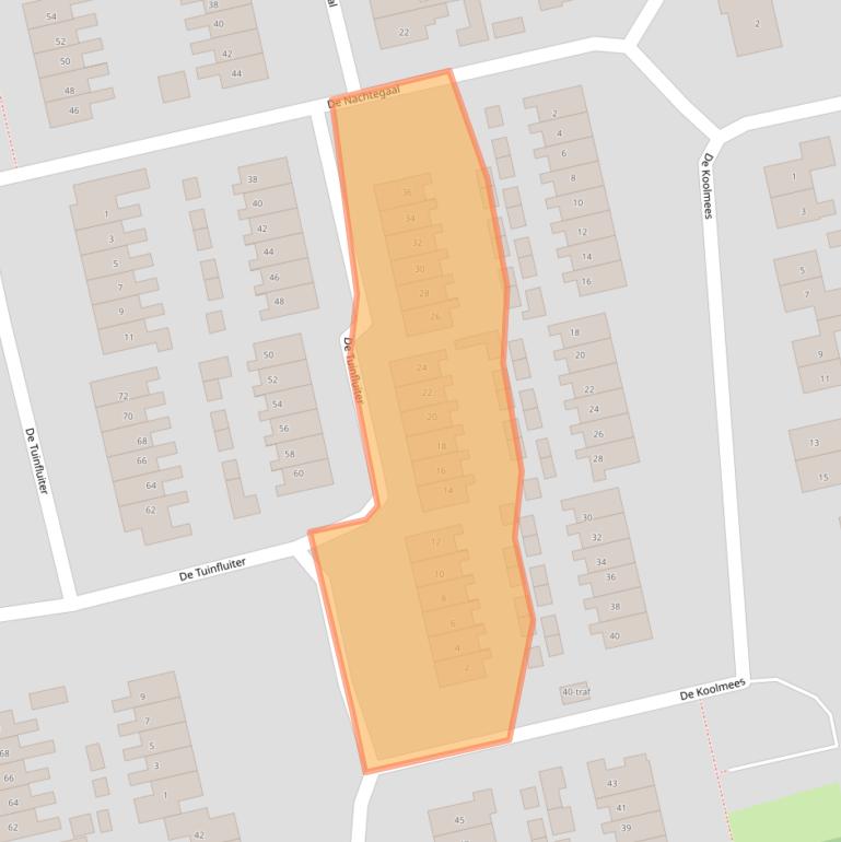 Kaart van postcodegebied 7671WE.