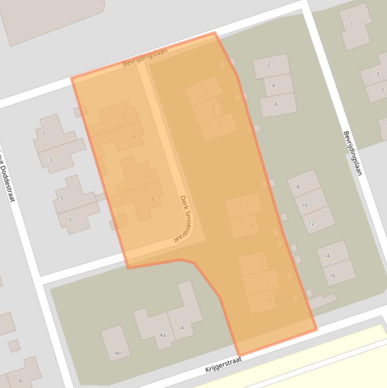 Kaart van postcodegebied 7671WW.
