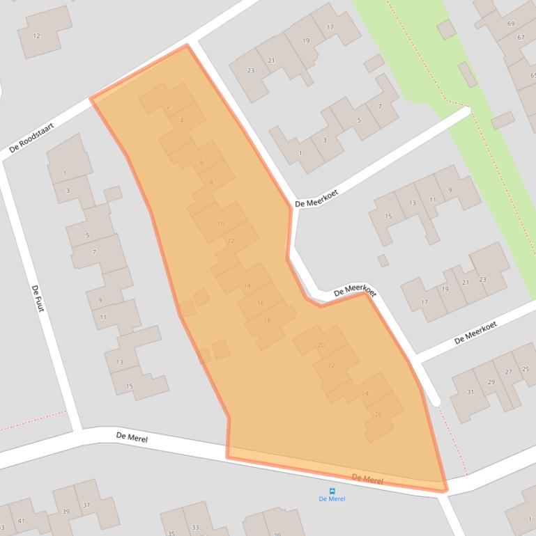 Kaart van postcodegebied 7671WX.