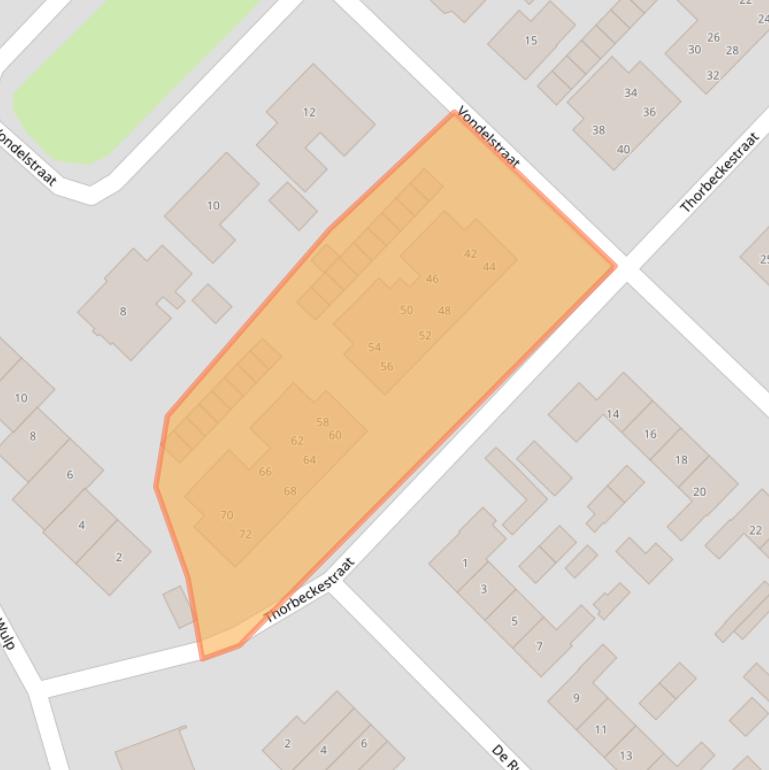 Kaart van postcodegebied 7671XP.