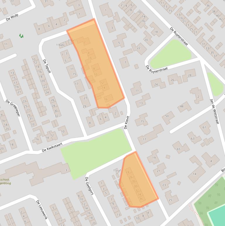 Kaart van postcodegebied 7671ZL.