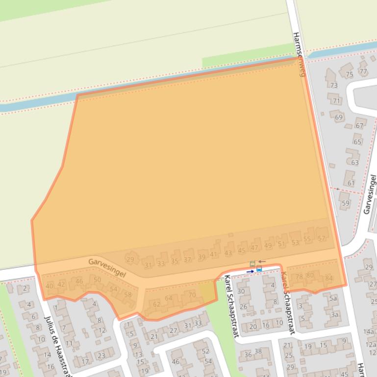 Kaart van postcodegebied 7672AM.