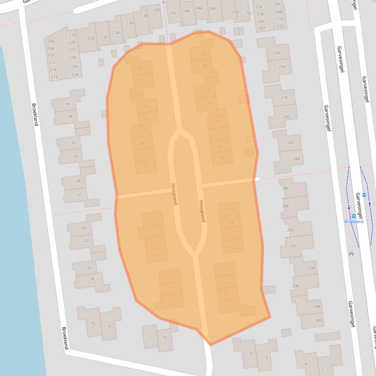 Kaart van postcodegebied 7672BM.