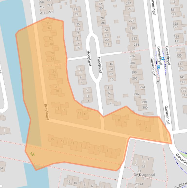 Kaart van postcodegebied 7672BN.