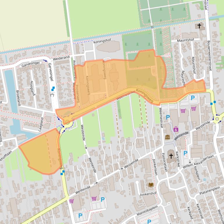 Kaart van postcodegebied 7672GD.